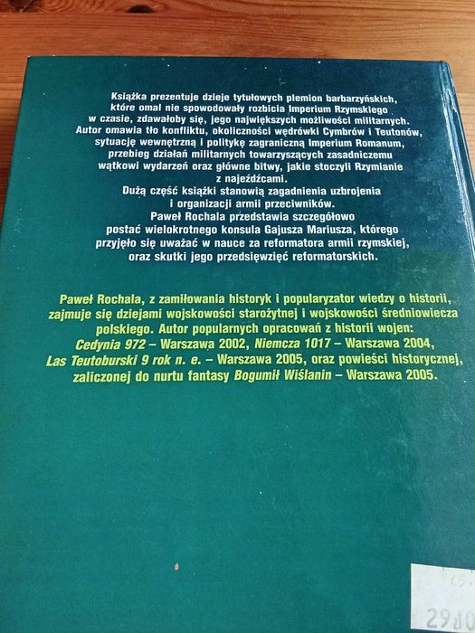 Imperium u progu zagłady Najazd Cymbrów i Teutonów Paweł Rochala