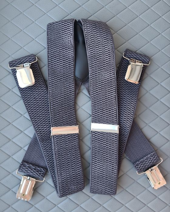 Подтяжки усиленные 110-120 см, подтяжки для брюк