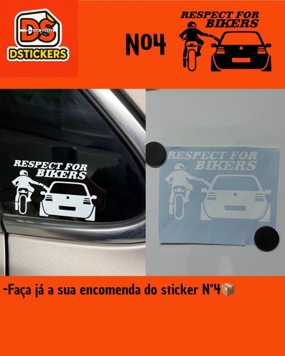 Autocolante “Respect for Bikers”