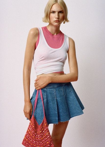 Спідниця джинсова mango, m