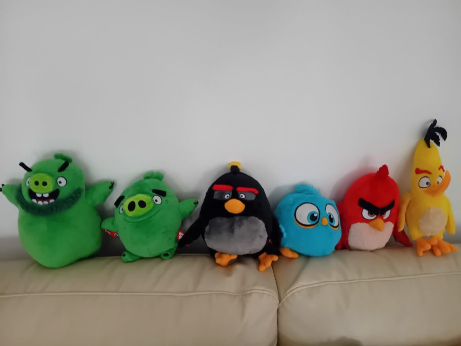 coleção peluches ANGRY BIRDS