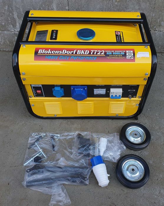 NOWY agregat prądotwórczy 1F 3,8kW 230V 3F 6,7kW 400V HC40-250/BOT