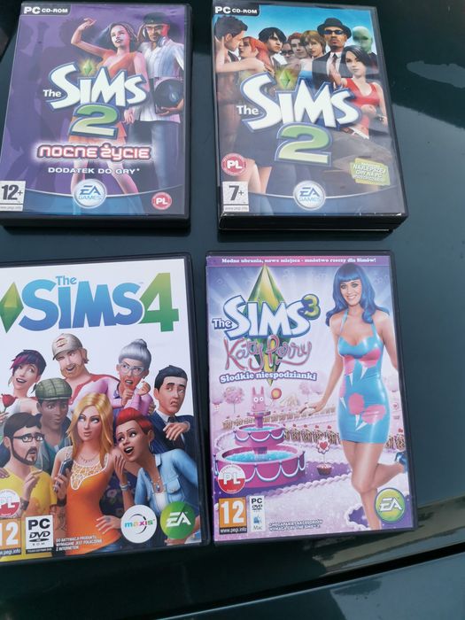 SIMSY kolekcja na PC 4 sztuki