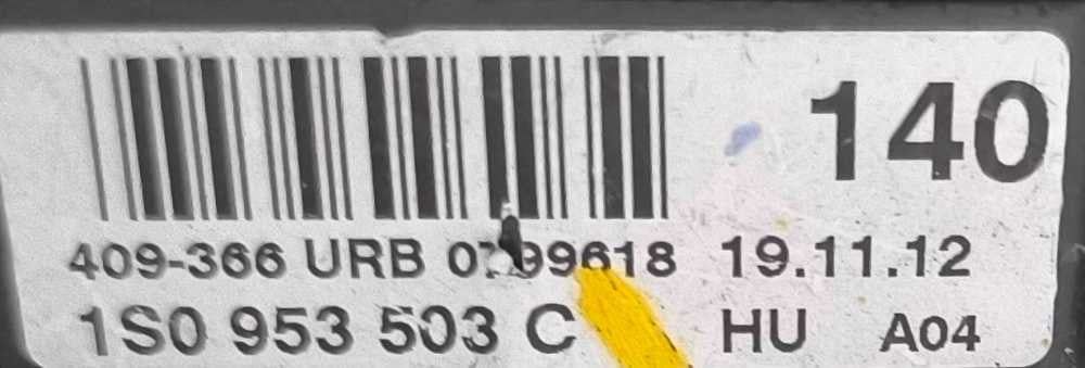 Fita de Airbags 1S0953503C - SEAT Mii
