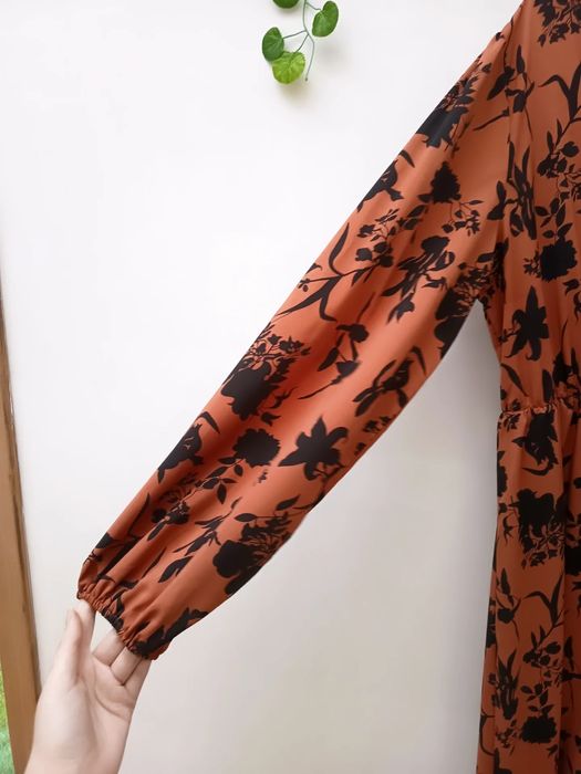 Vestido Maxi Cor Tijolo