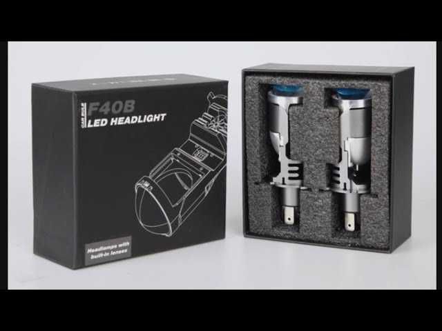 F40B LED H4 Bi линзы автолампы лед светодиодные ближний дальний 12V