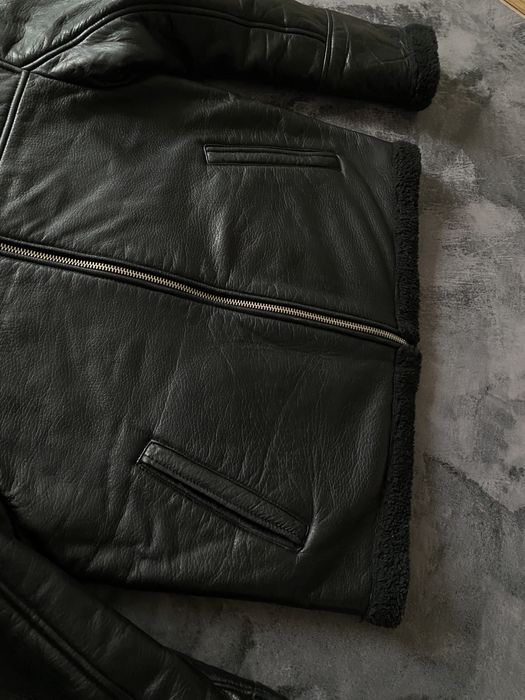 Кожаная куртка Religion чёрная мужская оригинал