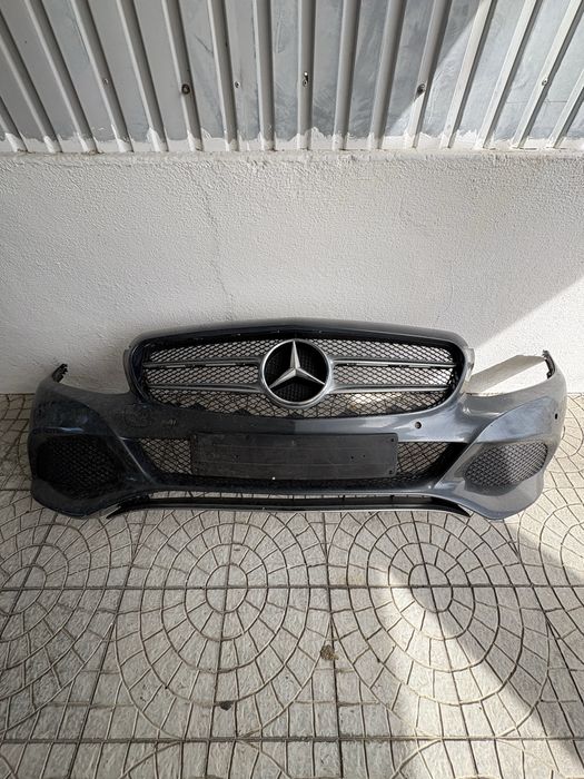 Parachoque e grelha frontal mercedes classe c