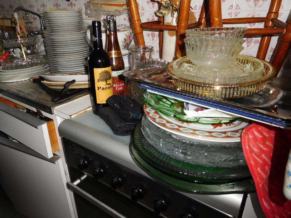 Serviço de mesa Vista Alegre, copos e afins