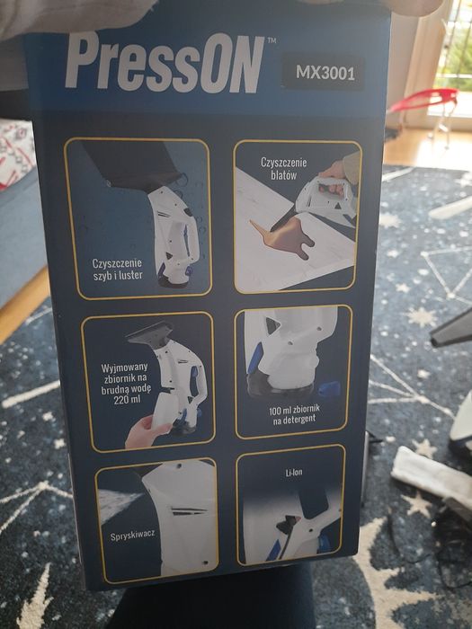 Akumulatorowa myjka do okien