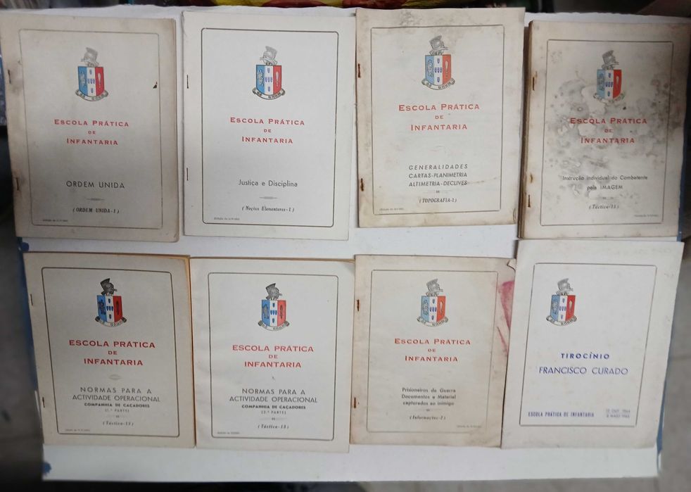 guerra colonial /do ultramar - manuais da Escola Prática de Infantaria