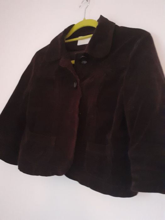 Krotkie bolero z aksamitu