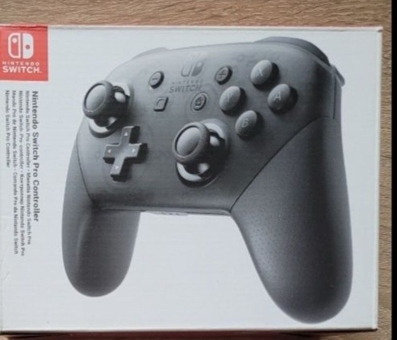 Nowy czarny Pro Controller do  Nintendo Switch lub Nintendo Switch 2