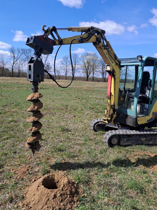 WOLNE TERMINY! Usługi minikoparką + wywrotka do 3,5 t+uslugi wiertnicą