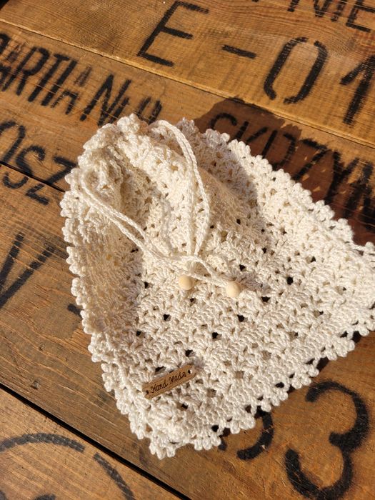 Torebka w stylu boho, robiona ręcznie,  dla dziewczynki, do komunii