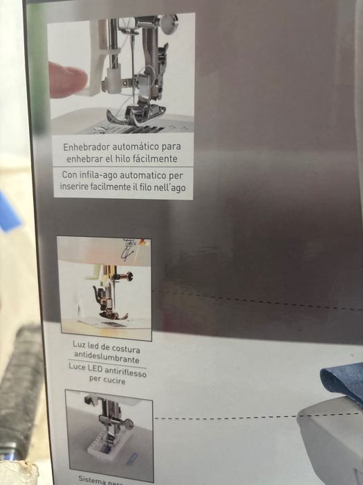 Máquina de costura nova na embalagem 70 euros