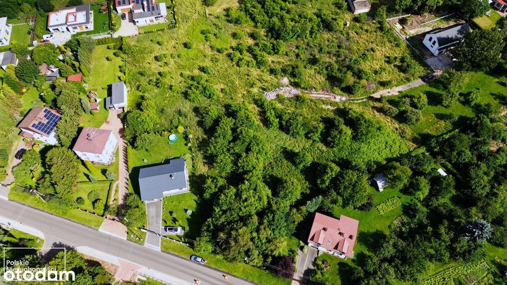 Działka Budowlana w Sarnowie 2031 m² asfalt + media Jedyna taka