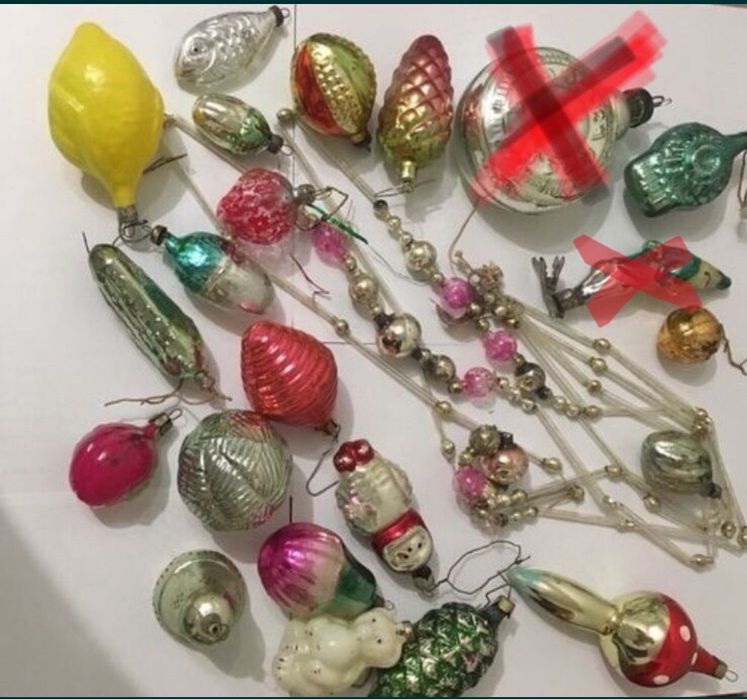 Продам советские елочные игрушки