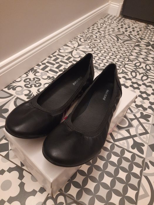 Nowe Buty Balerinki 39 Deichmann Gumka Dopasowuje się do stopy