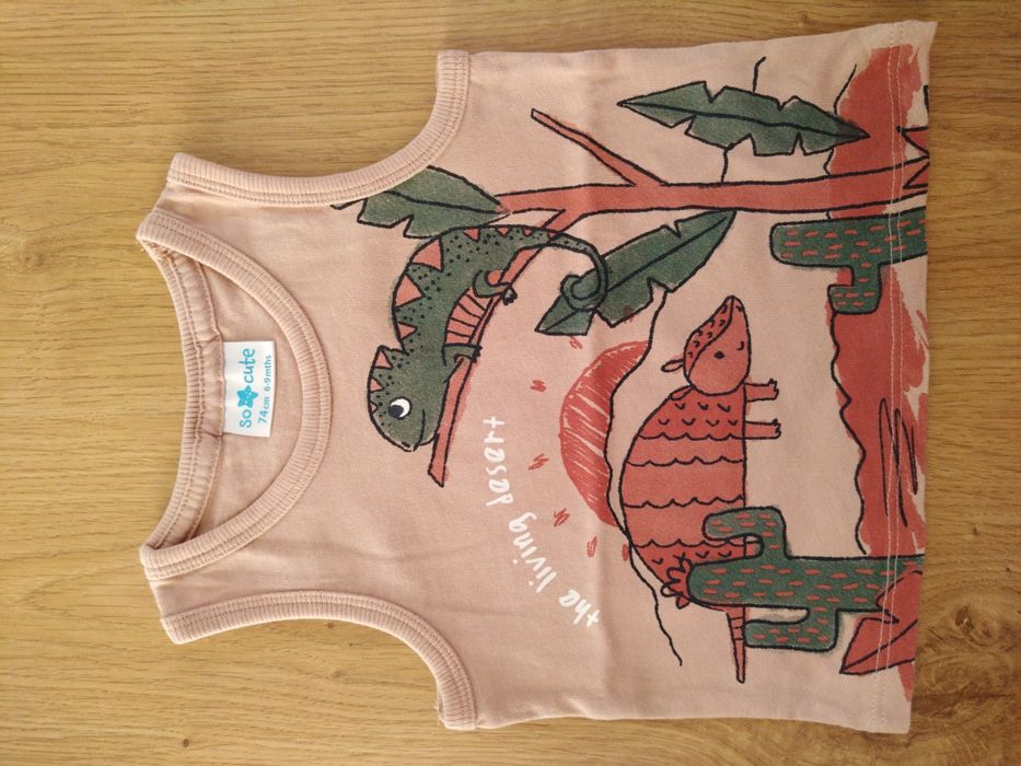 Koszulki chłopięce, rozmiar 74