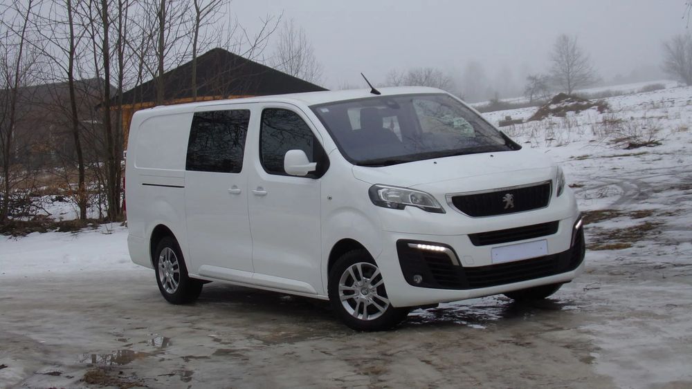 Peugeot EXPERT 2.0HDI 120KM * L3 LONG * BRYGADÓWKA 6 OSÓB * WZOROWY STAN !  * KLIMA * NAVI * Dubel Kabina 6 MIEJSC * ZADBANY ! Polecam !