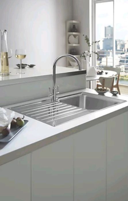 Zlewozmywak jednokomorowy Franke Ascona stal srebrny