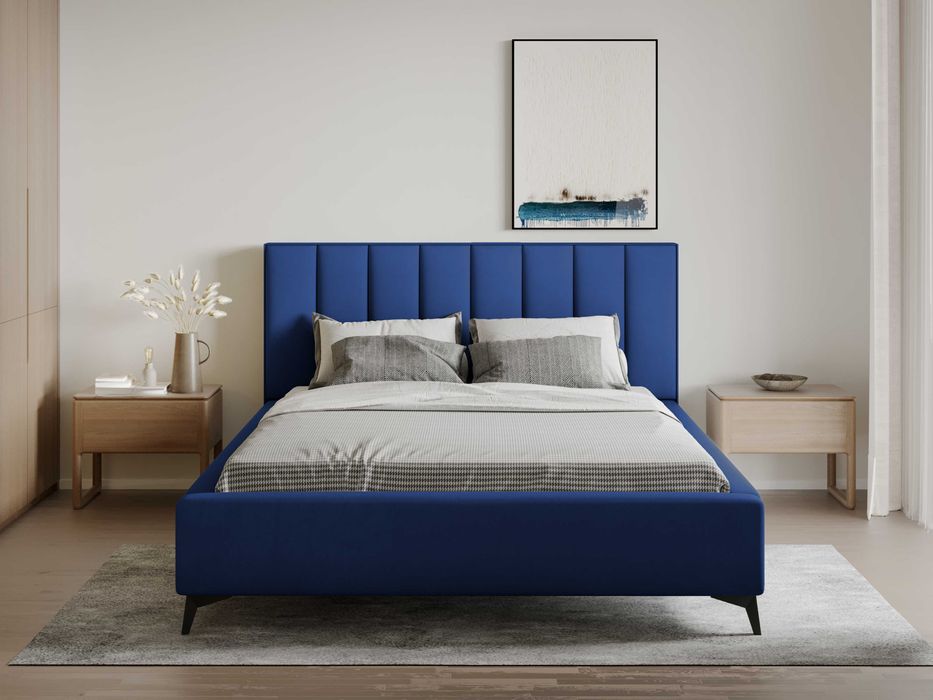 Łóżko Sypialniane z pojemnikiem + stelaż metalowy Berlin PRODUCENT