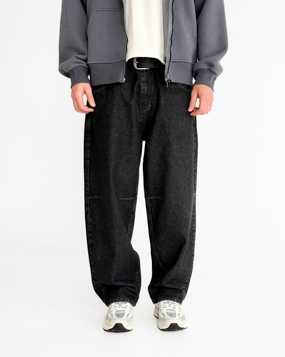 Джинси чоловічі baggy jeans, широкие джинсы мужские реп rap sk8 ск8 S