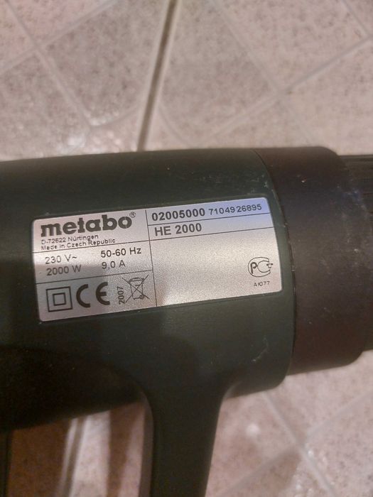 Електрофен Metabo HE 2000, электрофен
