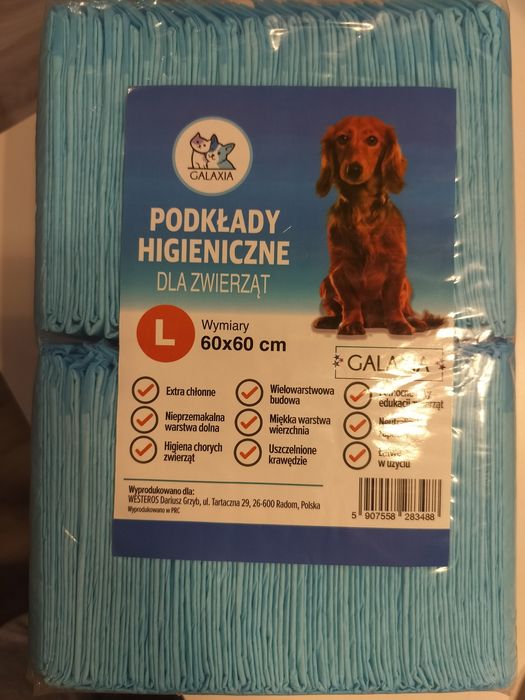 Podkłady higieniczne dla psa 60x60 L