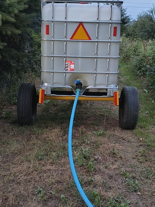 Wózek, przyczepka ,Beczkowóz, zbiornik  Mauzer 1000l