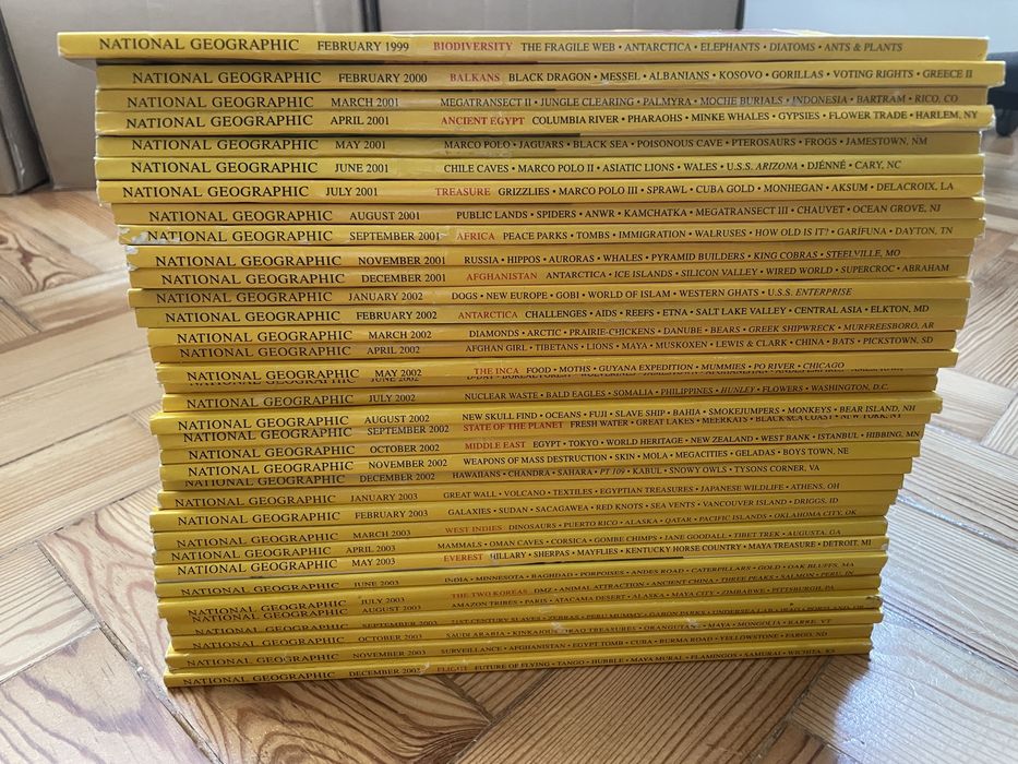 Conjunto de revistas National Geographic US (tb avulso)