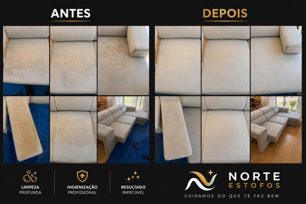 Professional Upholstery Cleaning, Disinfection, and Waterproofing | Viana do Castelo - Norte Estofos