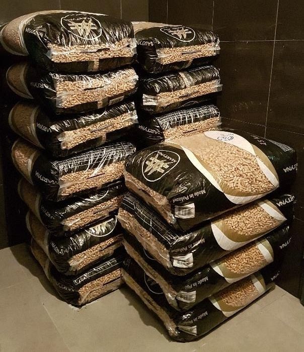 Pellet drzewny MUTEKI 6mm worki 15kg z certyfikatem i transportem