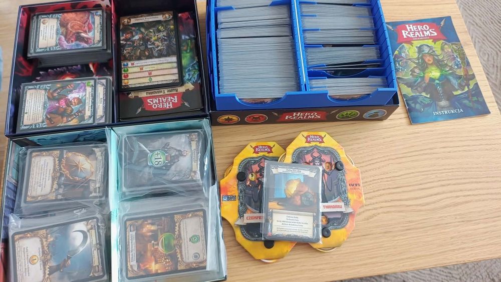 Hero realms + dodatki + karty promo i insert