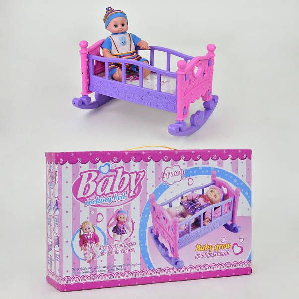 Ігровий набір "Пупс з ліжечком" Aiye toys