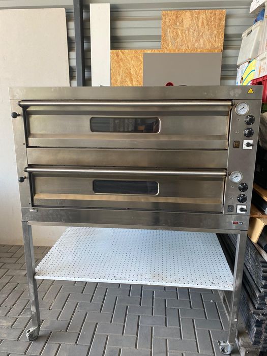 Piec do pizzy gastronomiczny REDFOX E18, profesionalny, 2-komorowy