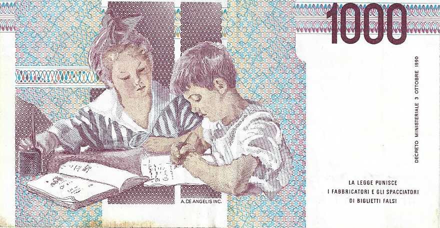 Notas antigas - Itália