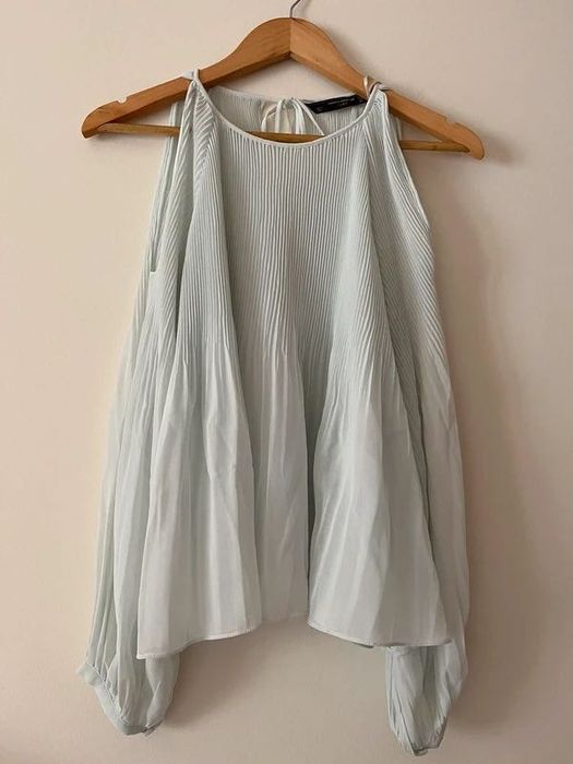 Blusa plissada da Zara