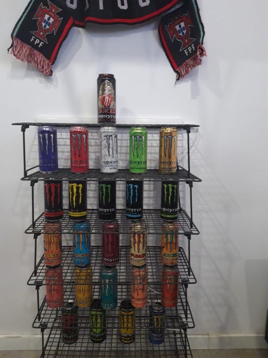 Coleção de latas Monster