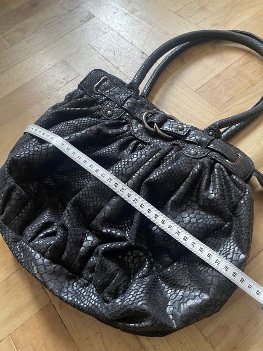 Torebka worek wężowa skórka