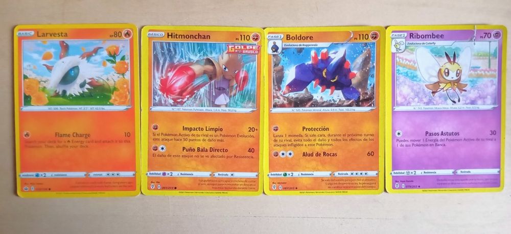 Cartas Pokémon 2021.