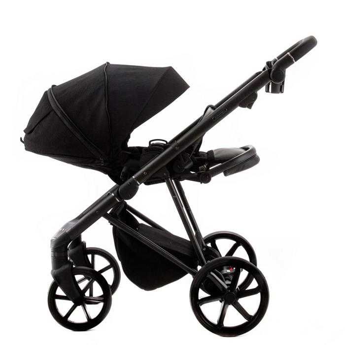 Wózek 2w1 Adamex Delta Natura Carbon kolor czarny
