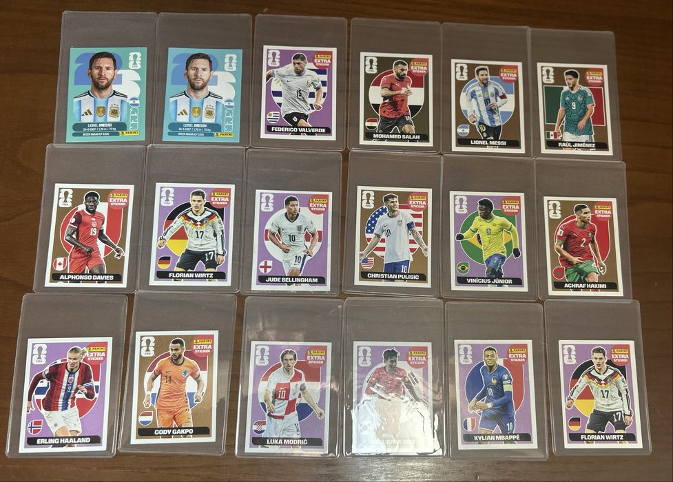Panini 2026 cromos mundial extras