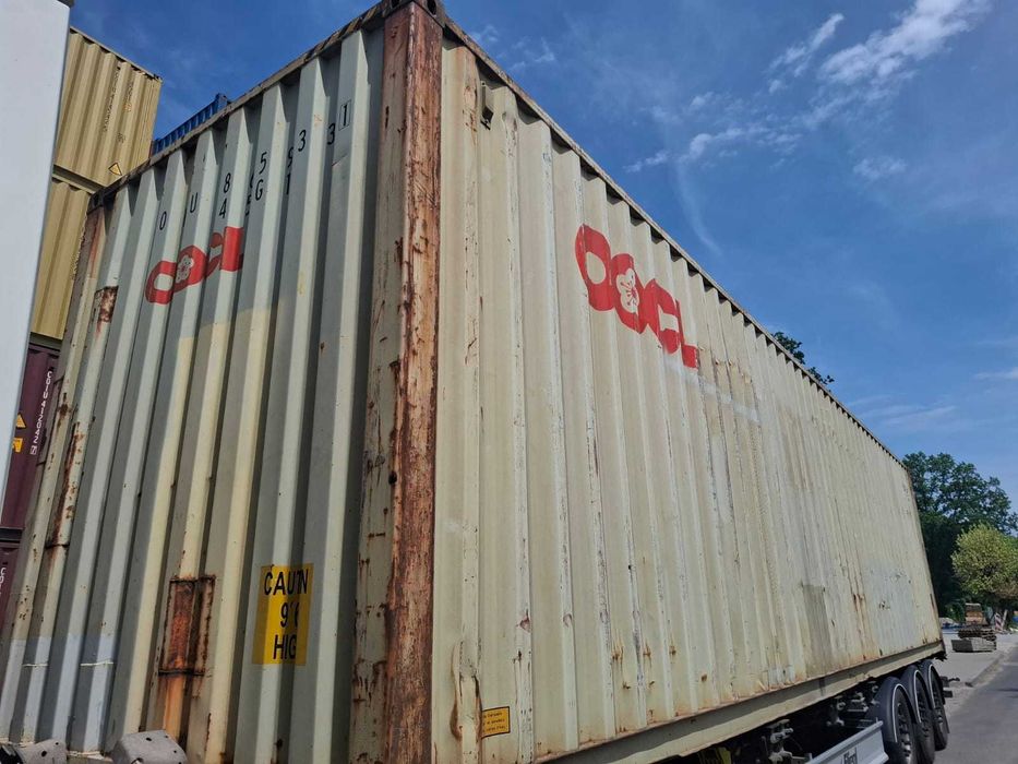 Kontener morski magazynowy budowlany 40 HC używany – TS-CONT