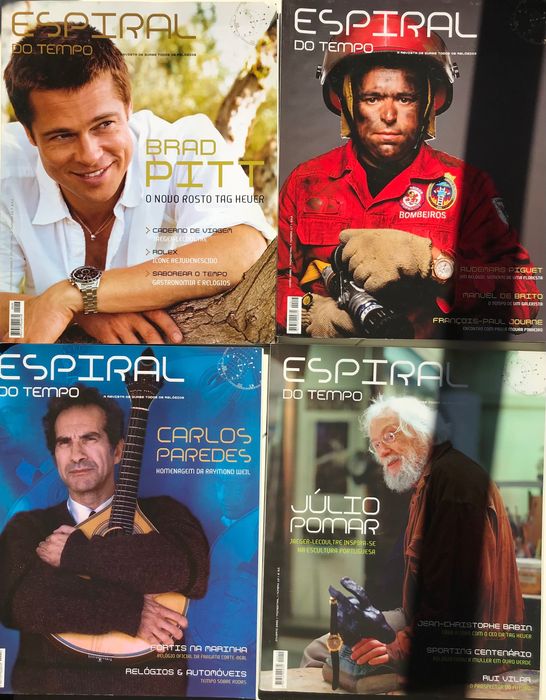 15 revistas espiral do tempo