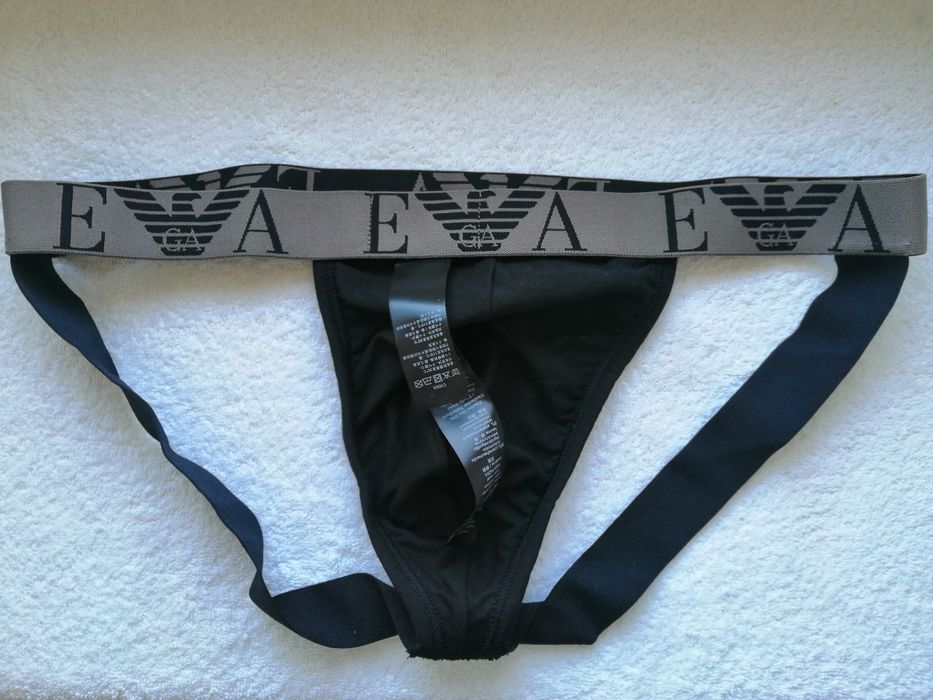 Jockstrap Emporio Armani pas 42 cm 2 sztuki NOWE w kartoniku