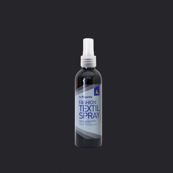 Farba do tkanin 100ml ubrań CZARNA koszulek spray