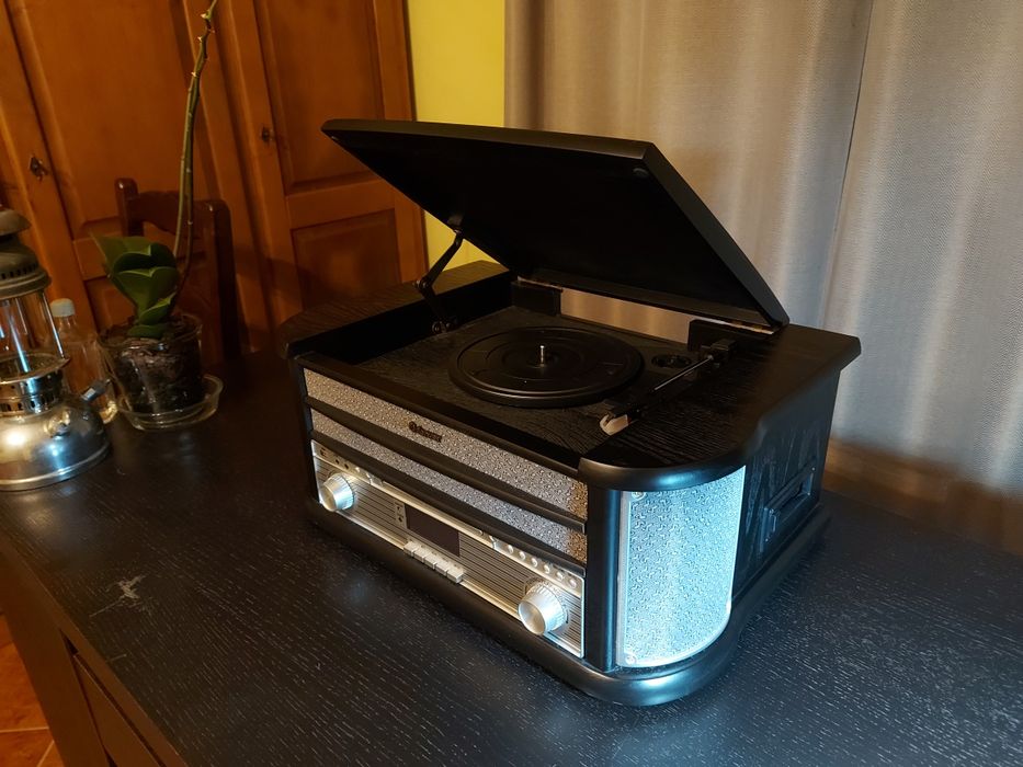 Gira-discos Denver MRD-51 Black NOVO