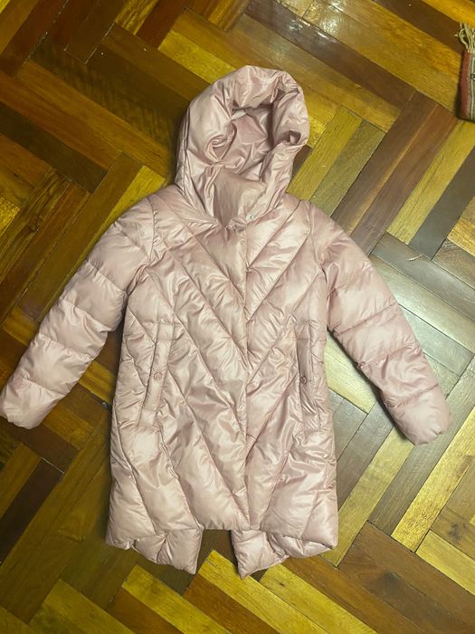 Пуховик дівчинка 140